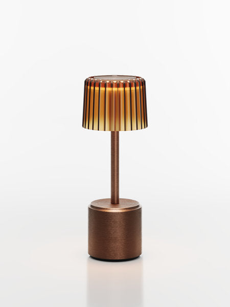 COSMOS TALL - VEGA LED-Akku-Tischleuchte bronze